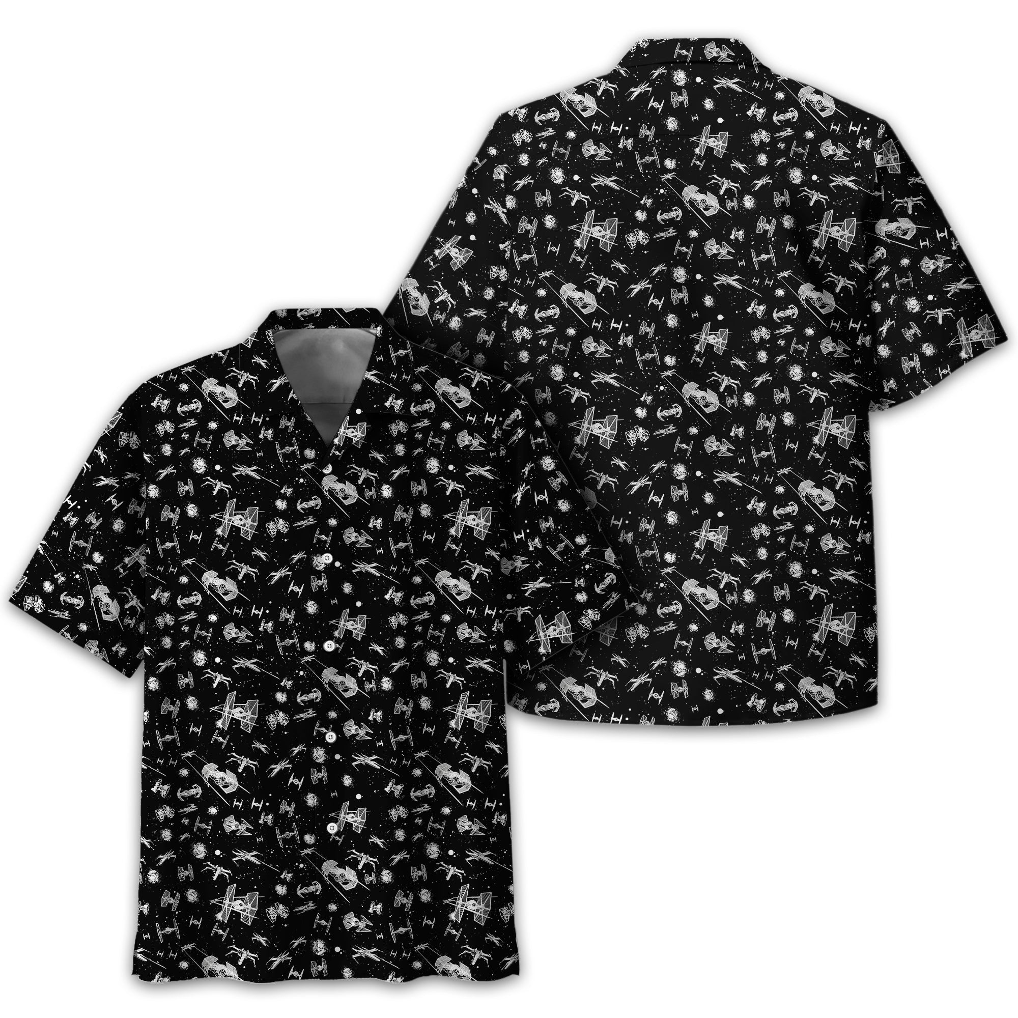 Black Galaxy Golf Polo Shirt, Gift For Golfers, Golf Gift For Men