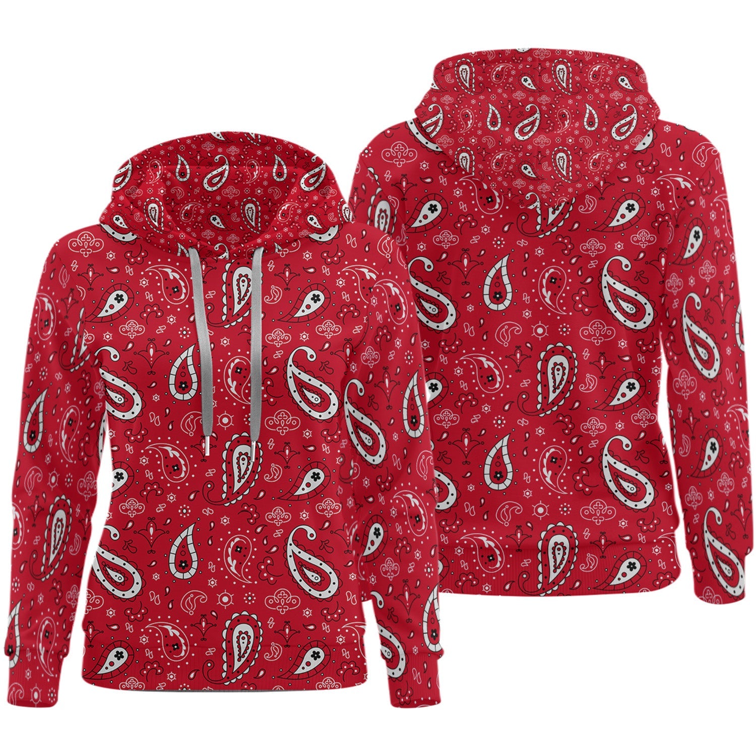 Paisley Bandana Womens Golf Polo Shirt, Custom Ladies Golf Shirt