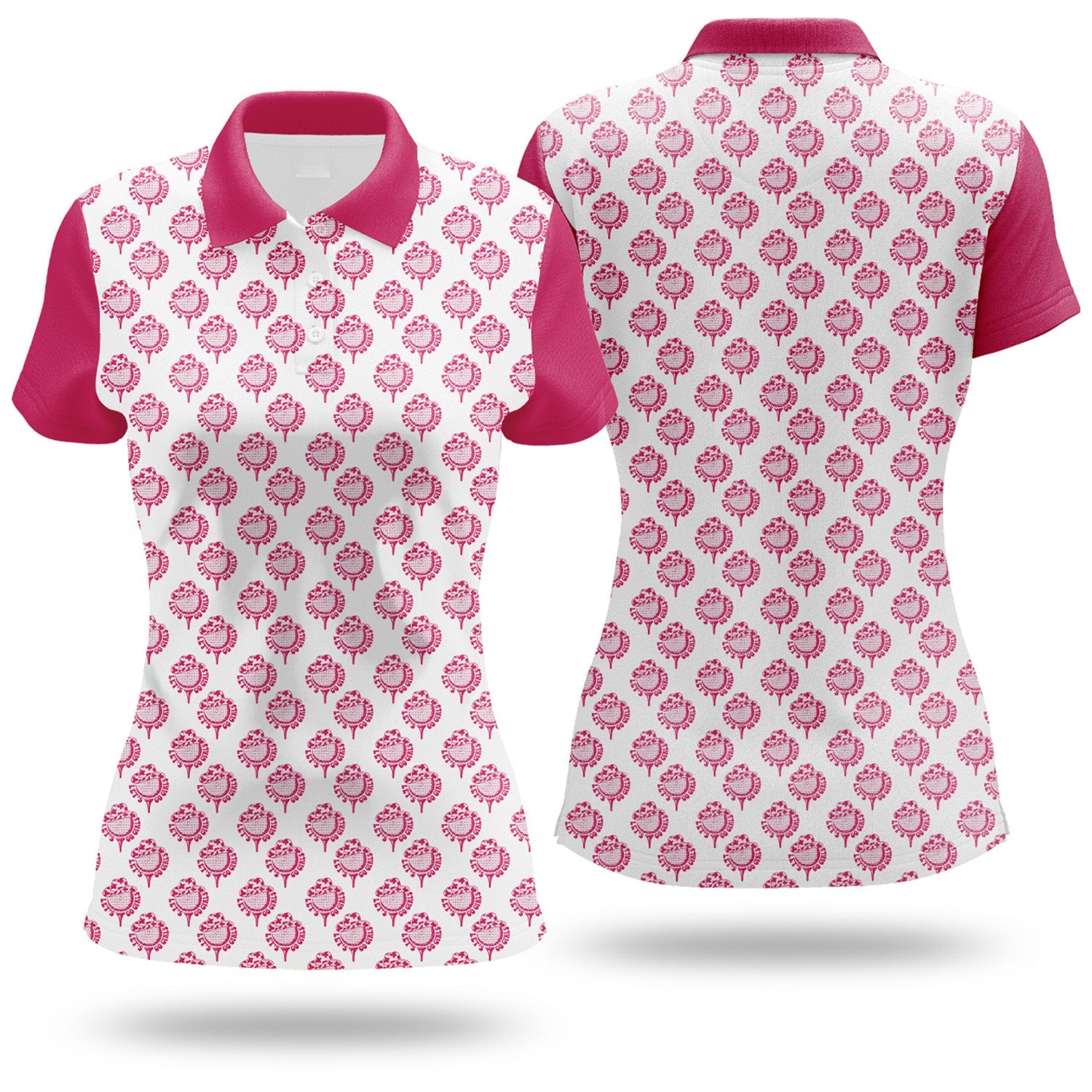 Let's Go Girls Womens Golf Polo Shirt, Golfing Apparel, Womens Golf Gifts