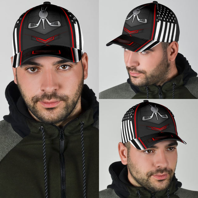 USA Golf Cap, Personalized Golf Cap, Golf Gift For Men