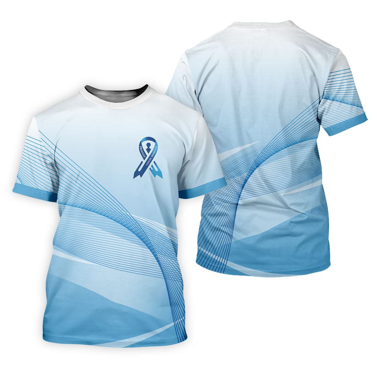 Prostate Cancer Awareness Men's Golf Shirt, Prostate Cancer Survivor Gift, Golf Gift For Men