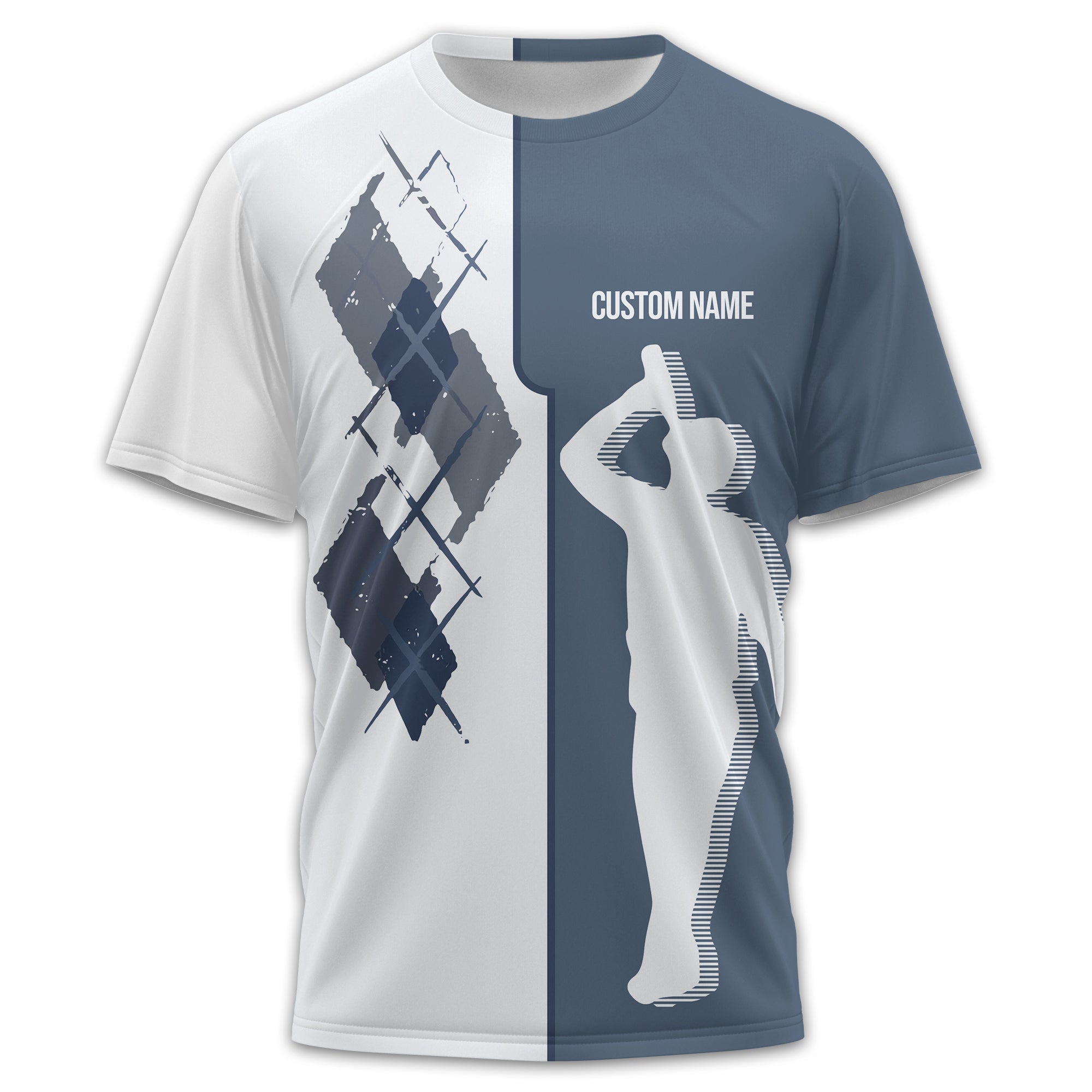 Swing Swear Drink Repeat Personalized Golf Polo Shirt, Golf Shirt For Men, Gift For Golfers