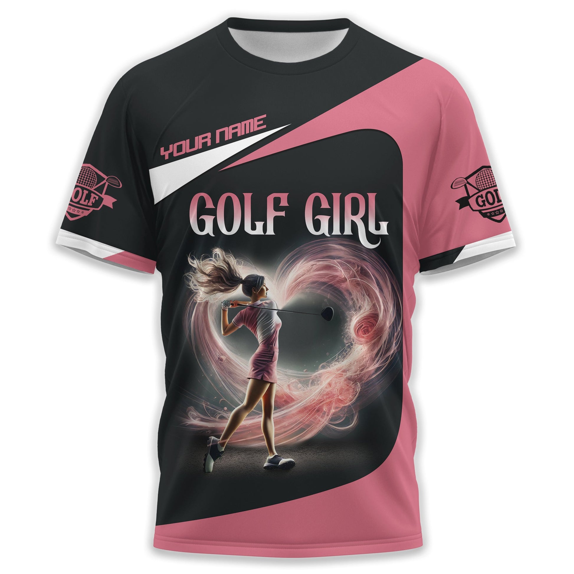Golf Girl Custom Womens Golf Polo Shirt, Golfing Apparel, Womens Golf Gifts