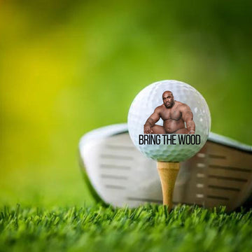 Bring The Wood Golf Balls, Funny Golf Balls, Gift For Golfer