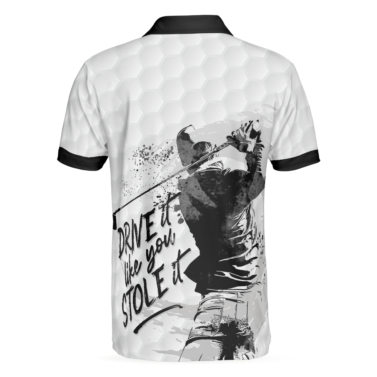 Drive It Like You Stole It Men's Golf Polo Shirt, Golfing Apparel, Mens Golf Gift