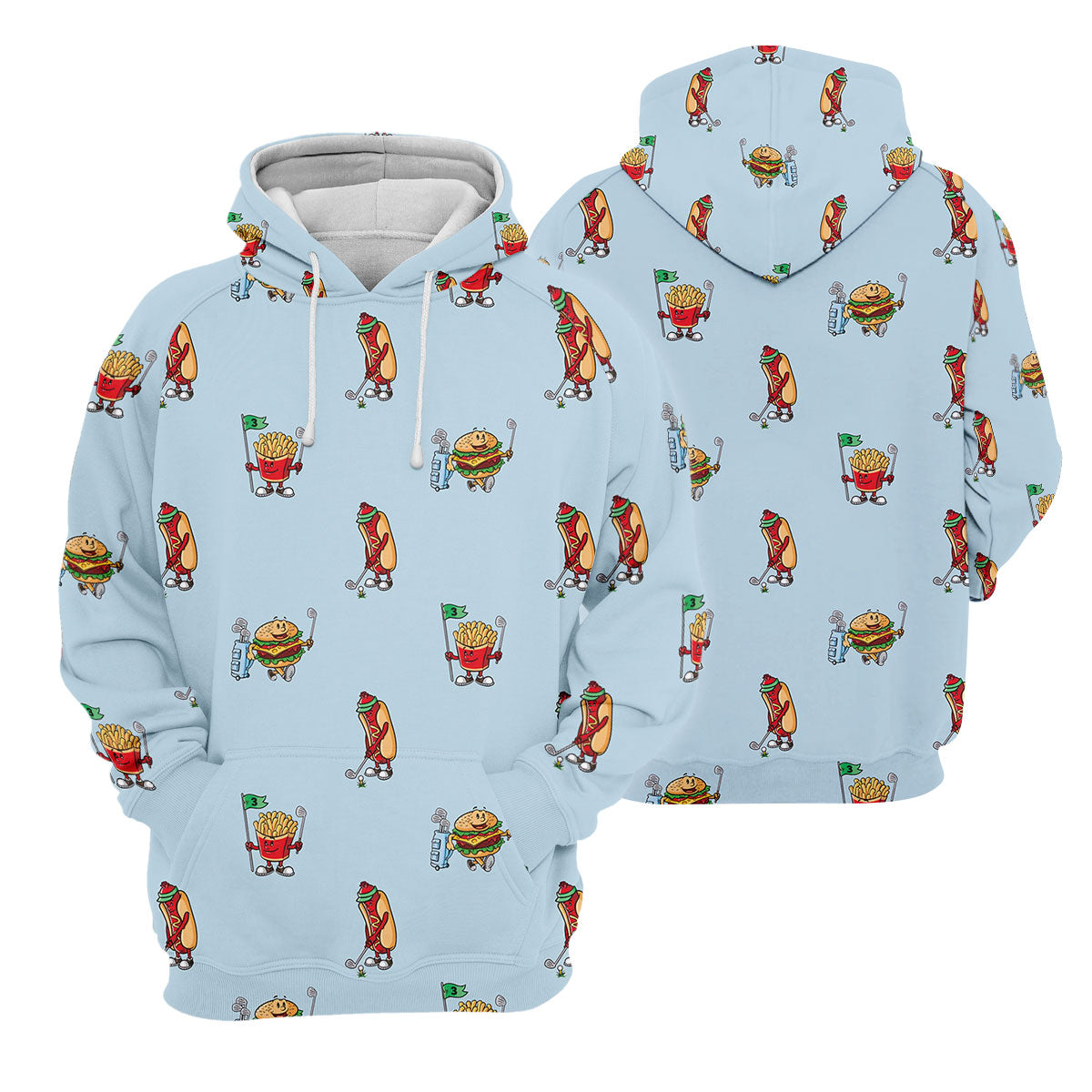 Custom Hot Dog Relish Funny Golf Polo Shirt, Golfing Apparel, Golf Gifts For Men