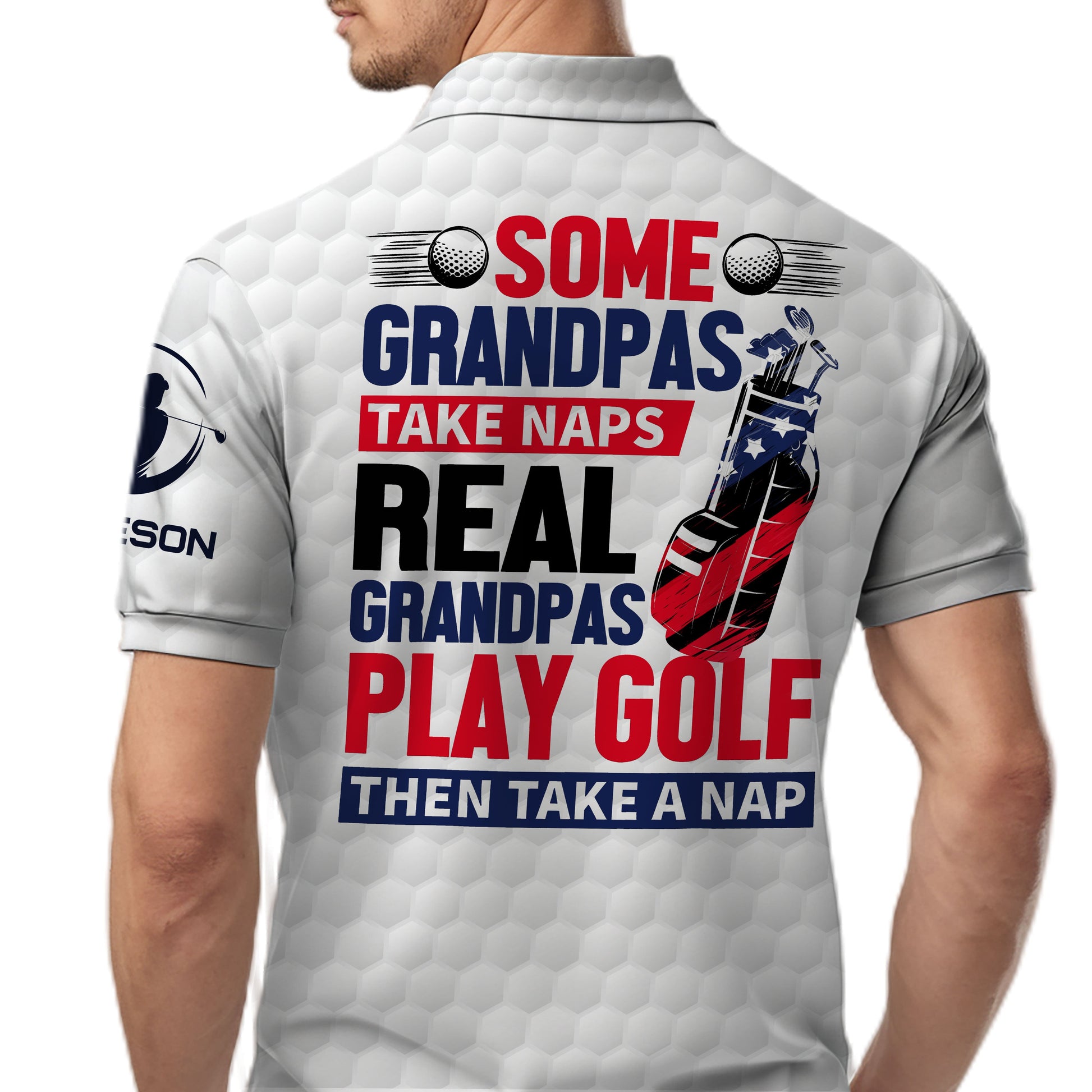 Some Grandpas Take Naps Custom Golf Polo Shirt, Golf Shirt, Gift For Golfers